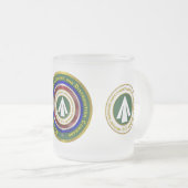 Commando Distributie militaire grondwaterinstallat Matglas Koffiemok (Voorkant rechts)