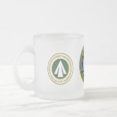 Commando Distributie militaire grondwaterinstallat Matglas Koffiemok (Links)