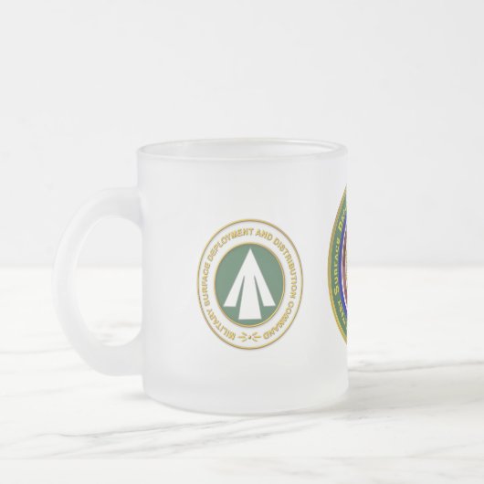 Commando Distributie militaire grondwaterinstallat Matglas Koffiemok (Links)