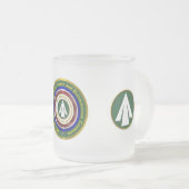 Commando Distributie militaire grondwaterinstallat Matglas Koffiemok (Voorkant rechts)