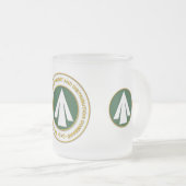 Commando Distributie militaire grondwaterinstallat Matglas Koffiemok (Voorkant rechts)