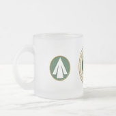 Commando Distributie militaire grondwaterinstallat Matglas Koffiemok (Links)