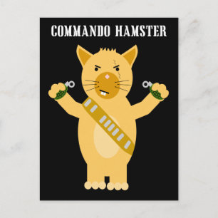 Commando Hamster Briefkaart
