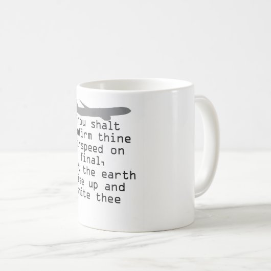 Commando Humor luchtvaart Koffiemok (Voorkant rechts)