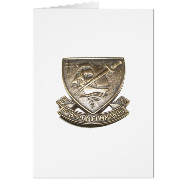 Commando Kieffer - Insigne 1BFMC (Voorkant)