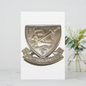 Commando Kieffer - Insigne 1BFMC Briefpapier (Staand voorkant)