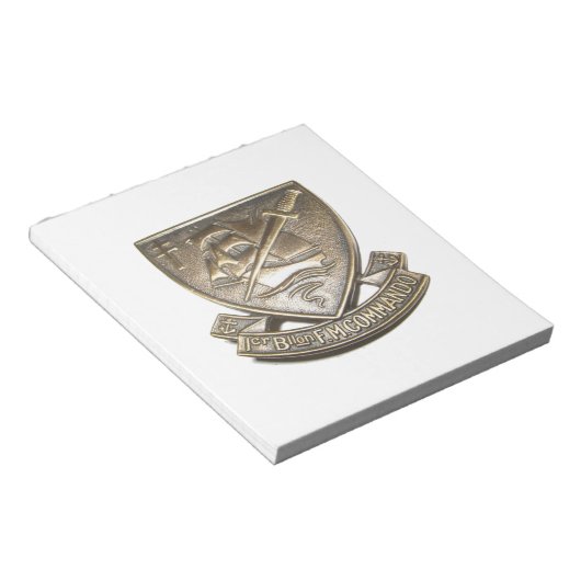 Commando Kieffer - Insigne 1BFMC Notitieblok (Schuin)