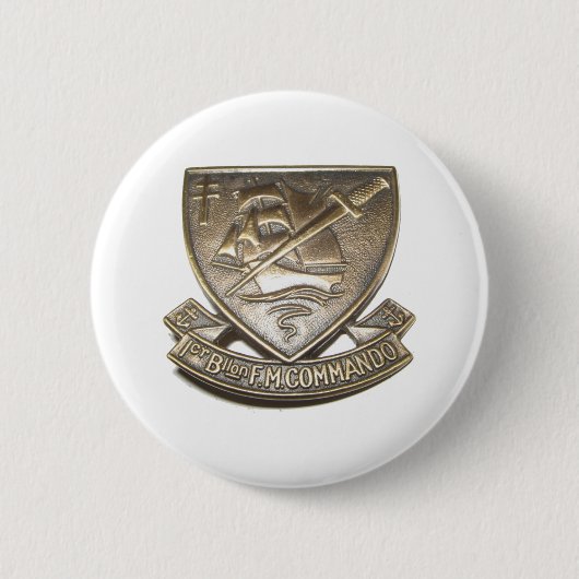 Commando Kieffer - Insigne 1BFMC Ronde Button 5,7 Cm (Voorkant)