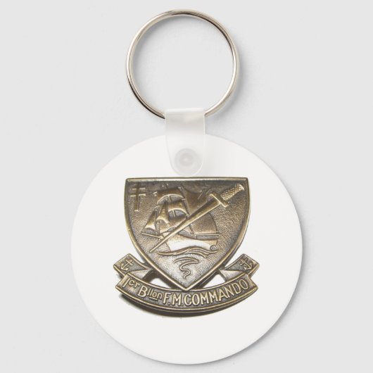 Commando Kieffer - Insigne 1BFMC Sleutelhanger (Voorkant)