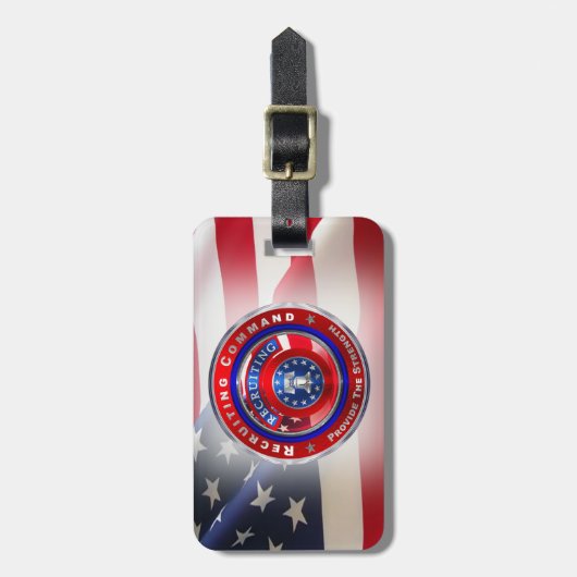 Commando landterugwinning bagagelabel (Voorkant verticaal)
