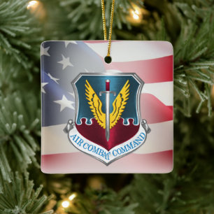 Commando Luchtvaart -"ACC" Kerstmis Keramisch Ornament