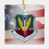 Commando Luchtvaart -"ACC" Kerstmis Keramisch Ornament (Voorkant)