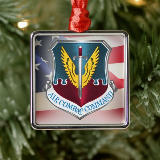 Commando Luchtvaart -"ACC" Kerstmis Metalen Ornament (Boom)