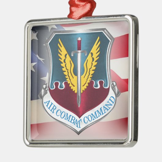 Commando Luchtvaart -"ACC" Kerstmis Metalen Ornament (Links)