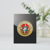 Commando Mariene Corps (MARFORCOM) [3D] Briefkaart (Staand voorkant)