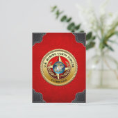Commando Mariene Corps (MARFORCOM) [3D] Briefkaart (Staand voorkant)