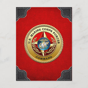Commando Mariene Corps (MARFORCOM) [3D] Briefkaart