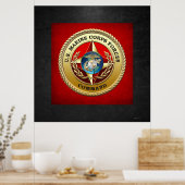 Commando Mariene Corps (MARFORCOM) [3D] Poster (Keuken)