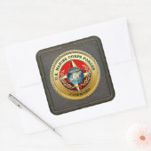 Commando Mariene Corps (MARFORCOM) [3D] Vierkante Sticker (Envelop)