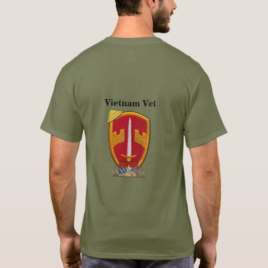 Commando militaire bijstand MACV Vietnam Nam Vets T-shirt (Achterkant)