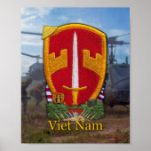Commando militaire bijstand Vietnam MACV Poster (Voorkant)