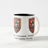 Commando militaire bijstand, Vietnam - Studies en Tweekleurige Koffiemok (Voorkant rechts)