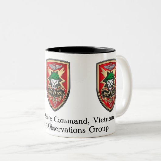 Commando militaire bijstand, Vietnam - Studies en Tweekleurige Koffiemok (Voorkant rechts)