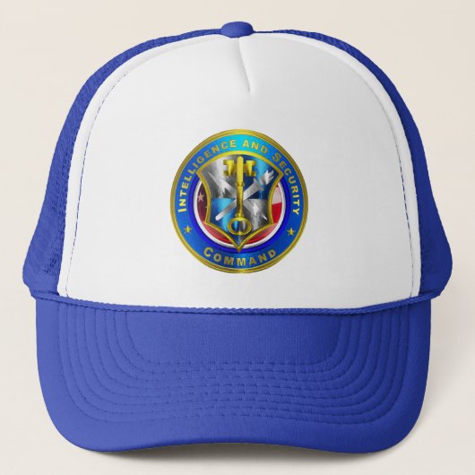 Commando militaire inlichtingen en veiligheid trucker pet (Voorkant)