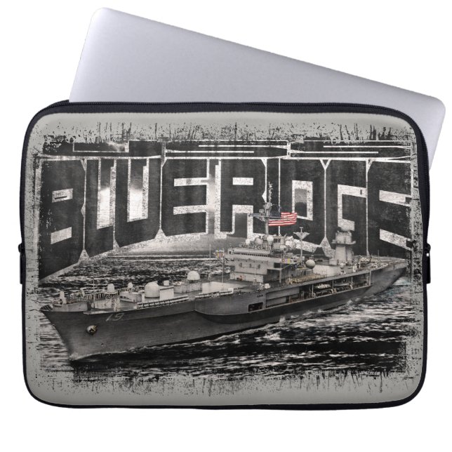 Commando schip Blue Ridge Electronics Bag Laptop Sleeve (Voorkant)
