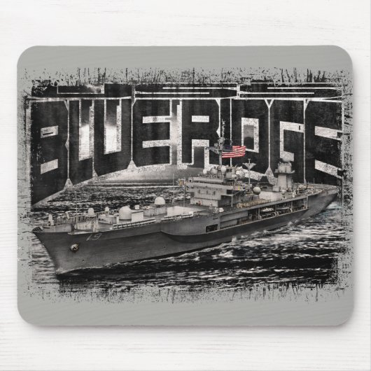 Commando schip Blue Ridge Mousepad Muismat (Voorkant)