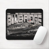 Commando schip Blue Ridge Mousepad Muismat (Met muis)