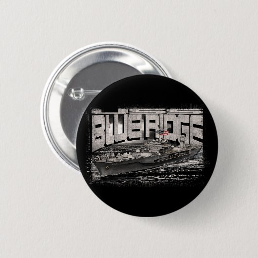 Commando schip Blue Ridge Round Button Button (Voorkant /achterkant)