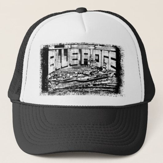 Commando schip Blue Ridge Trucker Hat Trucker Hat Pet (Voorkant)