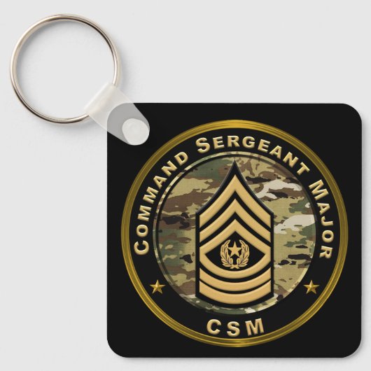 Commando Sergeant Majoor CSM Sleutelhanger (Voorkant)
