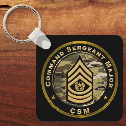 Commando Sergeant Majoor CSM Sleutelhanger (Voorkant)