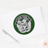 Commando speciale eenheden DUI - Sine Pari Ronde Sticker (Envelop)
