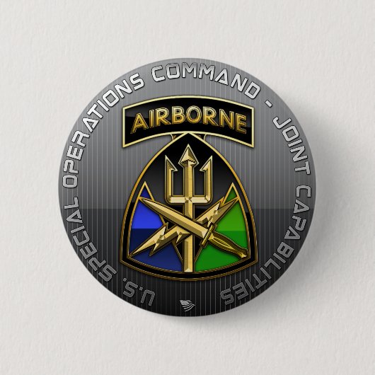Commando speciale operaties - gezamenlijke vermoge ronde button 5,7 cm (Voorkant)