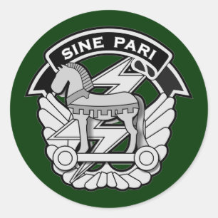Commando speciale strijdkrachten DUI - Sine Pari Ronde Sticker