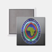 commando van de verenigde staten in afrika magneet (Voorkant / Achterkant)