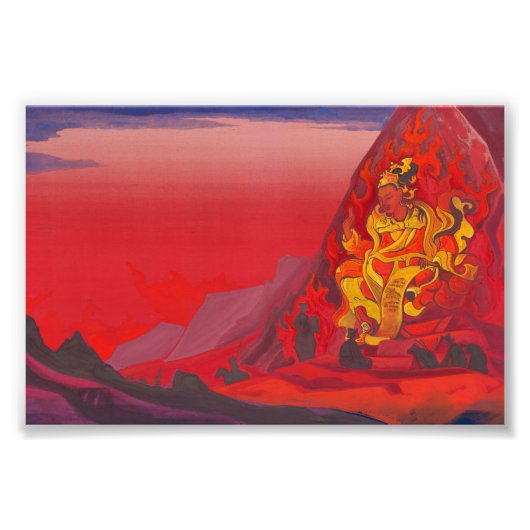 Commando van Rigden Djapo door Nicholas Roerich Foto Afdruk (Voorkant)