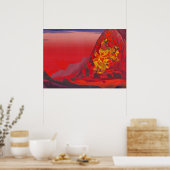 Commando van Rigden Djapo door Nicholas Roerich Poster (Keuken)