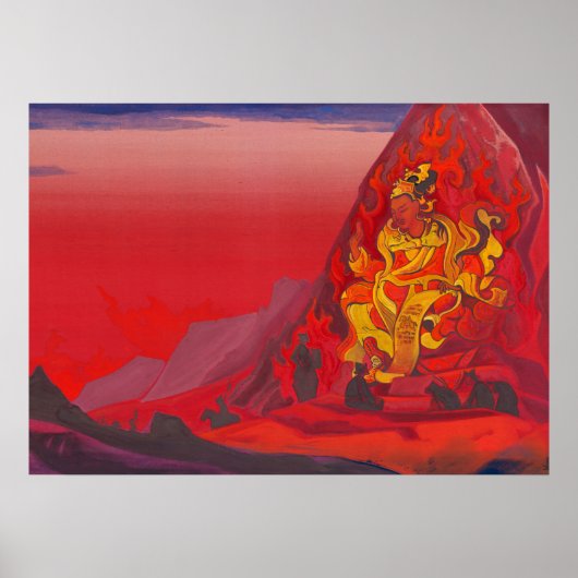 Commando van Rigden Djapo door Nicholas Roerich Poster (Voorkant)