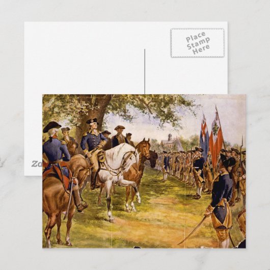 Commando Washington Briefkaart (Voorkant / Achterkant)