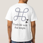 Commando Z (versie 2) T-shirt (Achterkant)