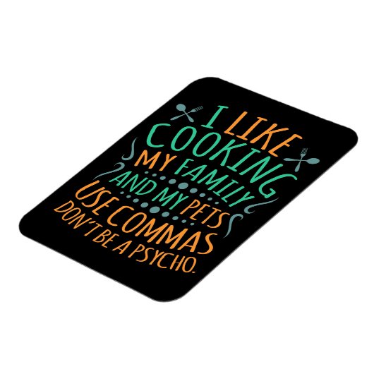 Commas English Language Teacher Teach Student Magneet (Linkerzijde)