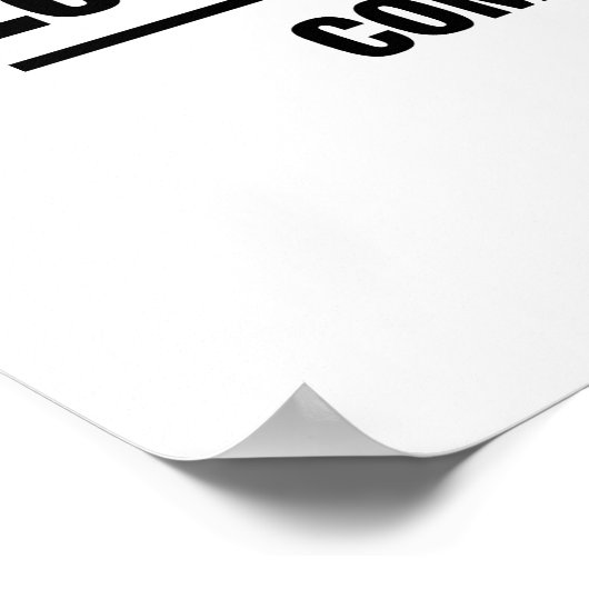 Commas Save Grandmas Poster (Hoek)