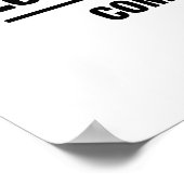 Commas Save Grandpas Poster (Hoek)