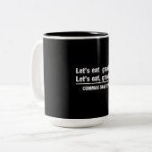 Commas Save Grandpas Tweekleurige Koffiemok (Voorkant links)
