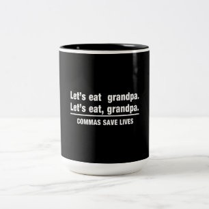 Commas Save Grandpas Tweekleurige Koffiemok