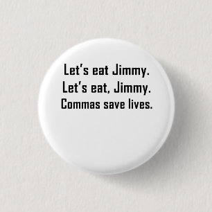 Commas Save Lives Ronde Button 3,2 Cm